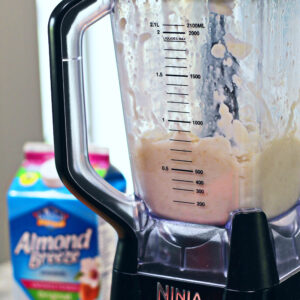 Easy, healthy, dairy-free banana ice cream in blender